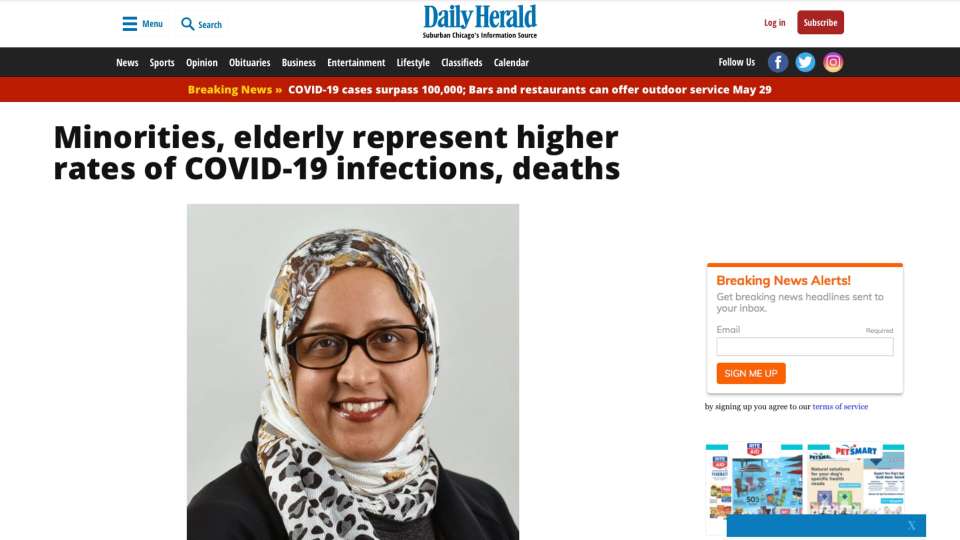 minorities elderly represent higher rates of covid 19 infections deaths img