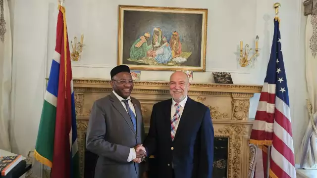 The Executive Director of the Zakat Foundation of America Mr. Demir in The Gambia