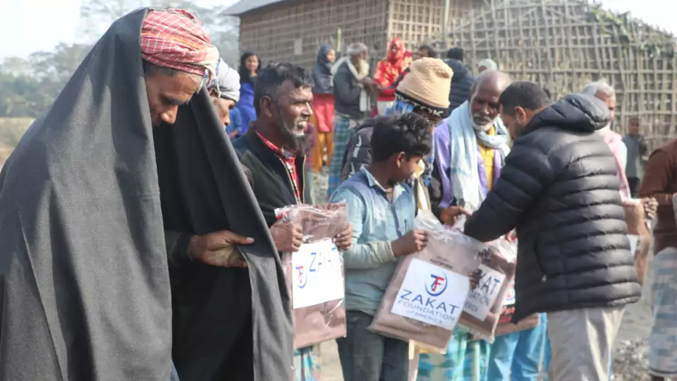 Winter staples help families fight bone chilling temperatures in Nepal