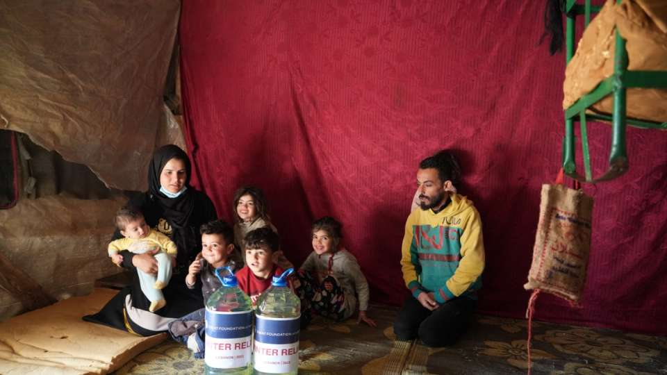 A Lebanese family grateful for fuel this winter / عائلة لبنانية تتلقى المحروقات