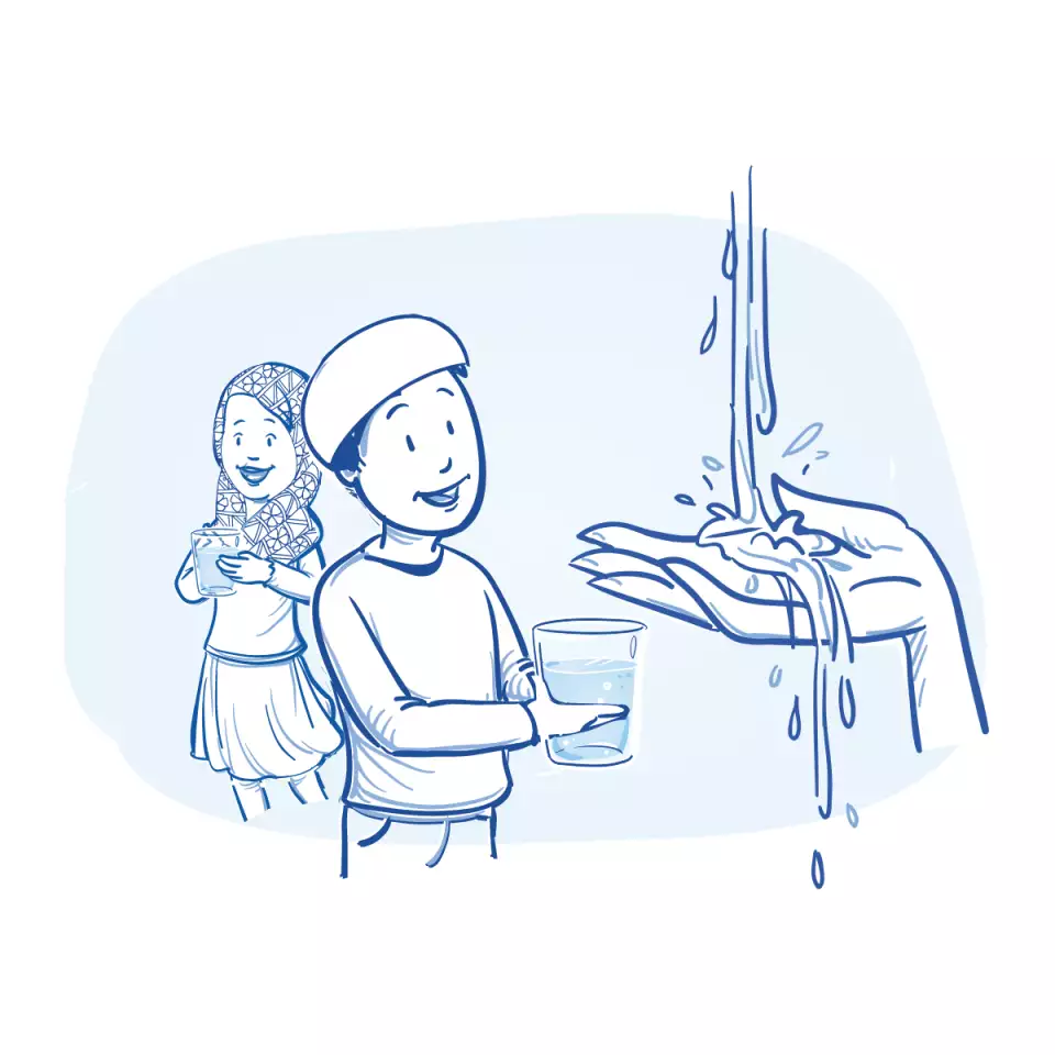 ico ramadan water beneficiaries