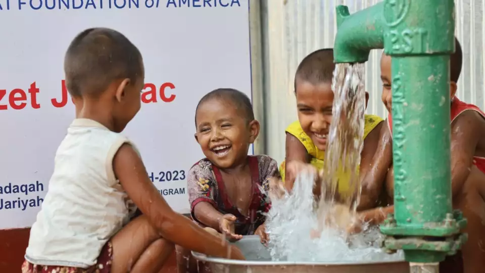 The gift of water is life changing