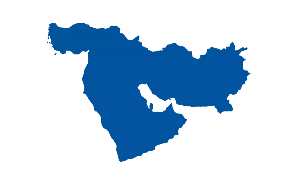 middle east map