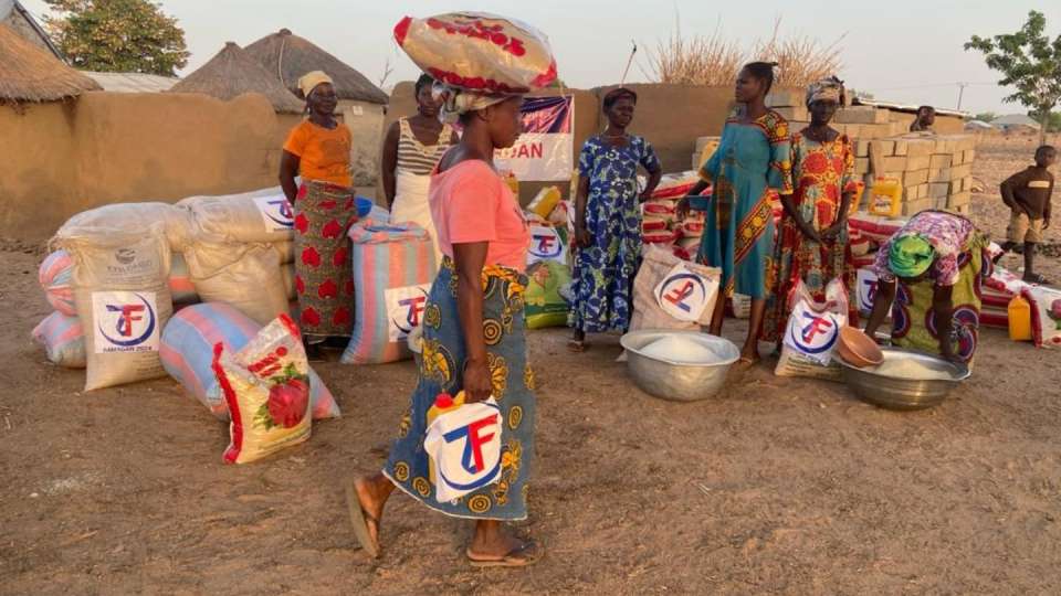 Ramadan food distribution in Burkina Faso