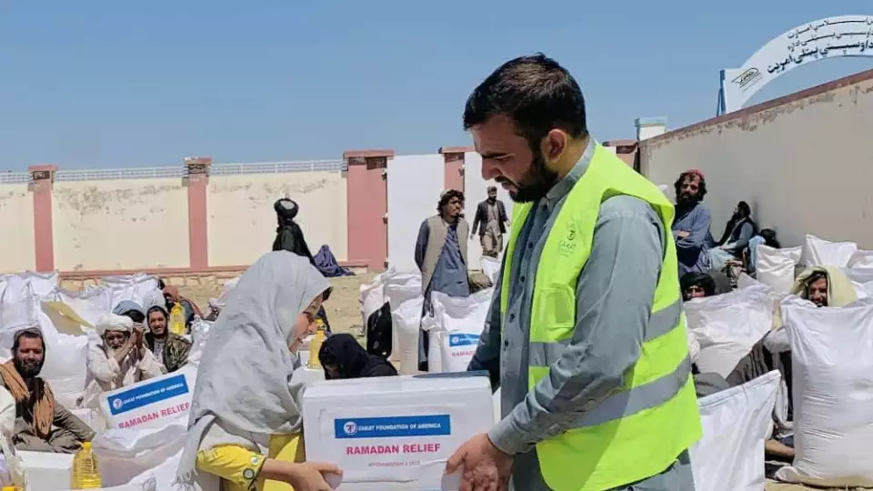 Thank you for feeding needy families in Afghanistan