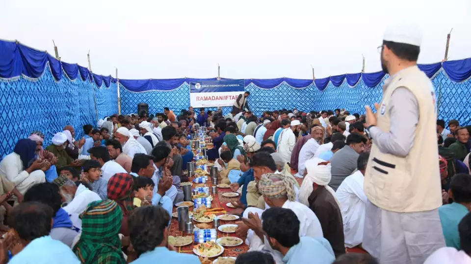 Iftar distribution in Pakistan
