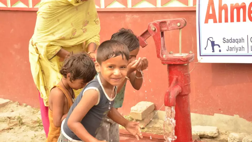 The gift of water brings smiles and hope