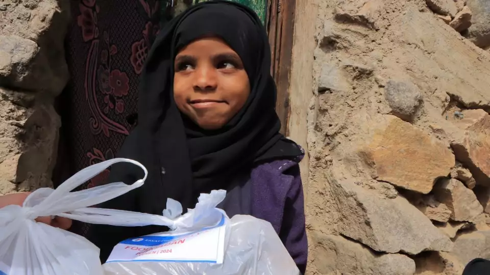 Ramadan food packages in Yemen