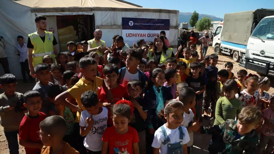 Meat is a rare treat in Lebanon, especially for orphans, refugees and stateless persons. Udhiyah/Qurbani celebrations are provided to all