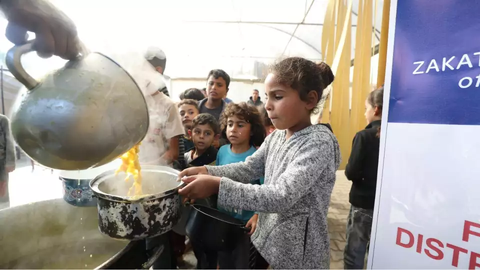 Charitable and Zakat donations from all over the world are helping feed people in Gaza