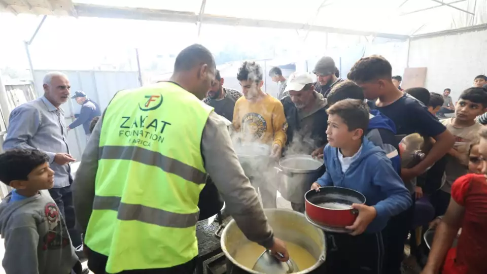 In the midst of the ongoing Gaza crisis, Zakat Foundation of America counties to give food packages, warm meals and operate soup kitchens throughout the community