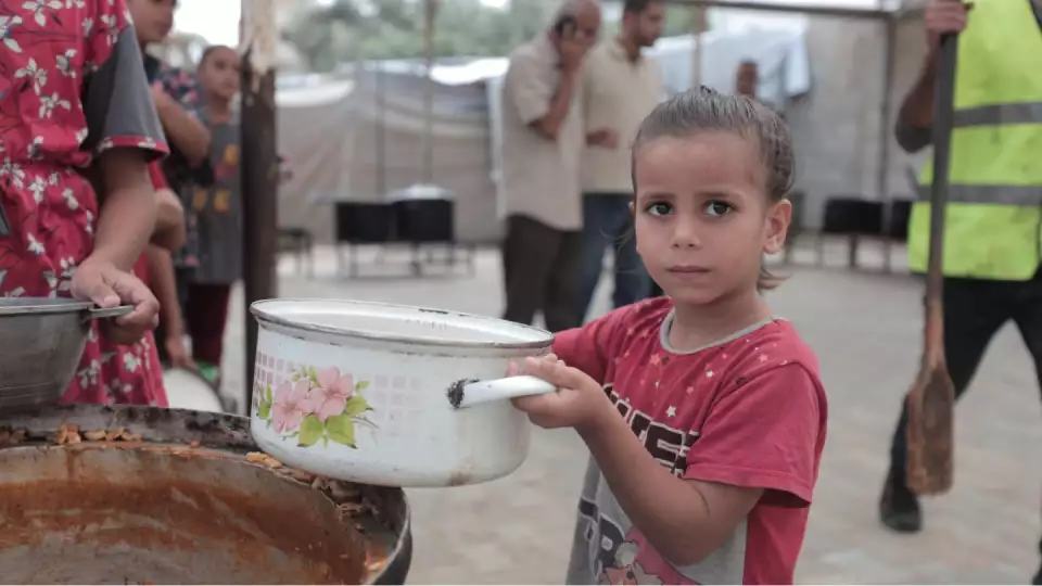 The eyes of children in Gaza and their hunger pains echo the distress of the ongoing Palestinian crisis