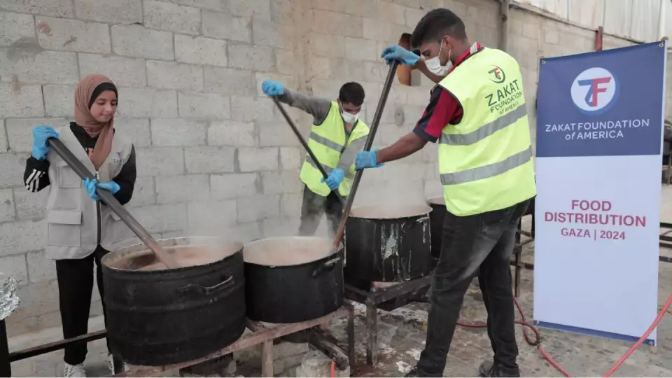 Zakat Foundation of America continues to operate community soup kitchens throughout Gaza and Palestine