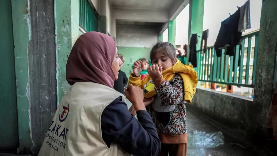 Daily relief efforts in Gaza continue as winter weather threatens vulnerable women, children and the elderly.