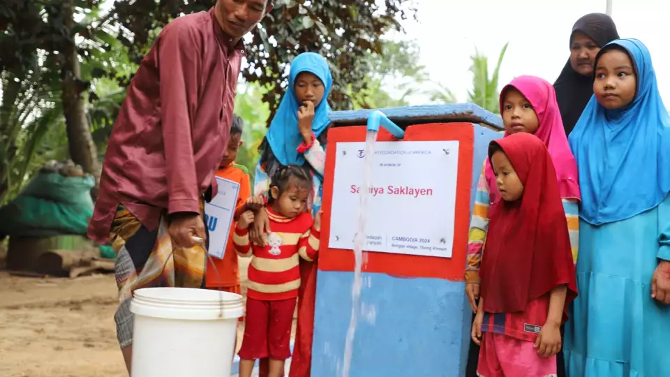 Families in Cambodia no longer have to take water from contaminated sources thanks to our supporters.