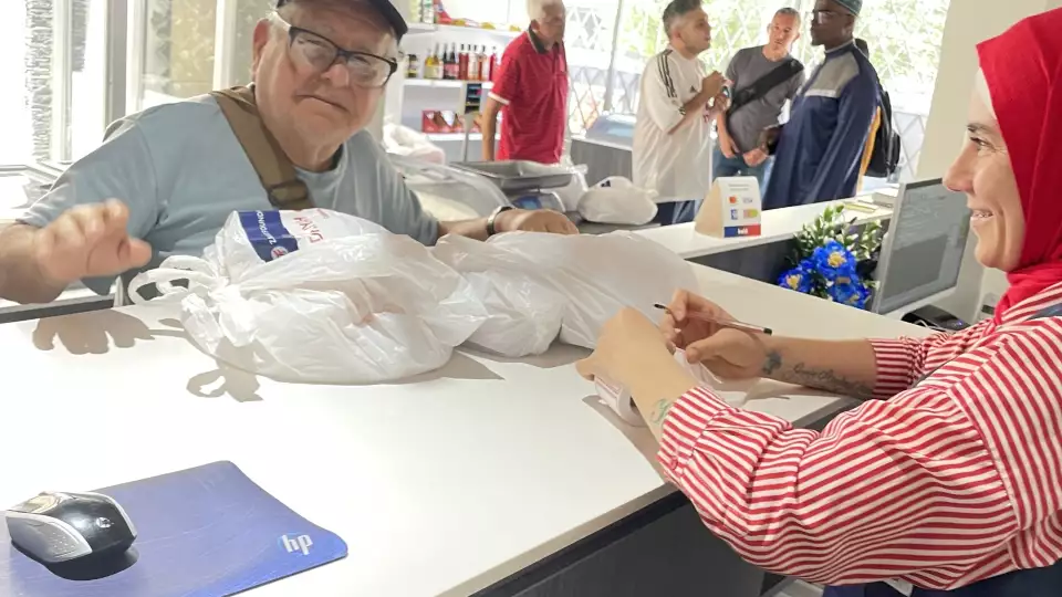 Udhiyah-Qurbani meat distribution helps families receive nutritious staples.