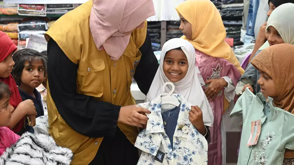 Orphan sponsorships allow children like them in India to shop for Eid clothes.