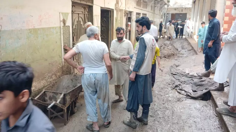 Our team conducts needs assessment with families affected by Pakistan’s 2025 monsoon floods.