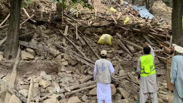 Zakat Foundation of America Team Assessing Damage from 2025 Afghanistan Earthquake