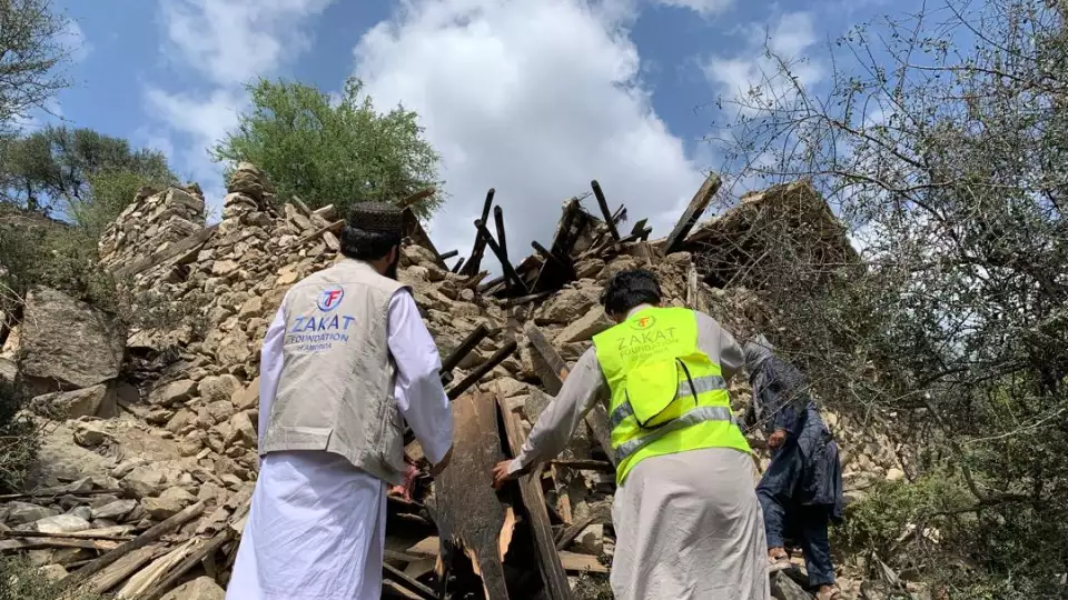 The terrain has proved even more difficult in the aftermath of the Afghanistan earthquake for our field teams