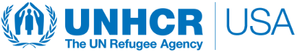 The UN Refugee Agency USA logo
