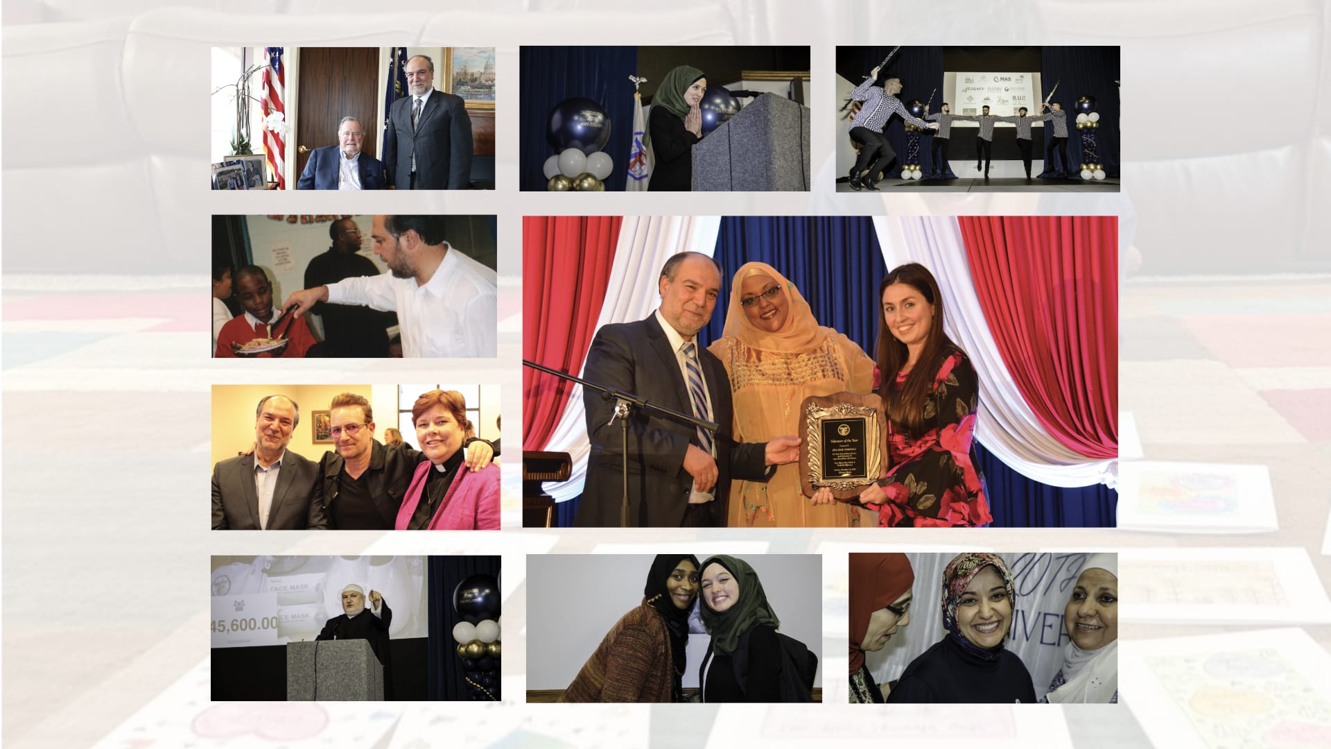 A picture collage on the occasion of the 20th anniversary.