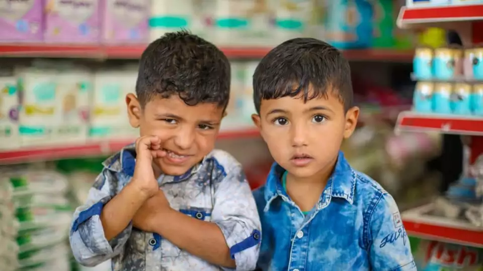 two kids grocery store